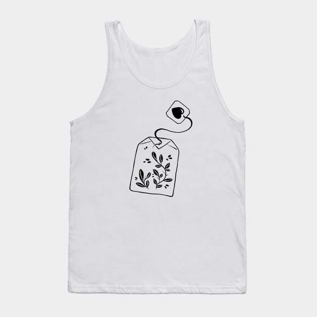 Tea Lover Tank Top by Ellen Wilberg